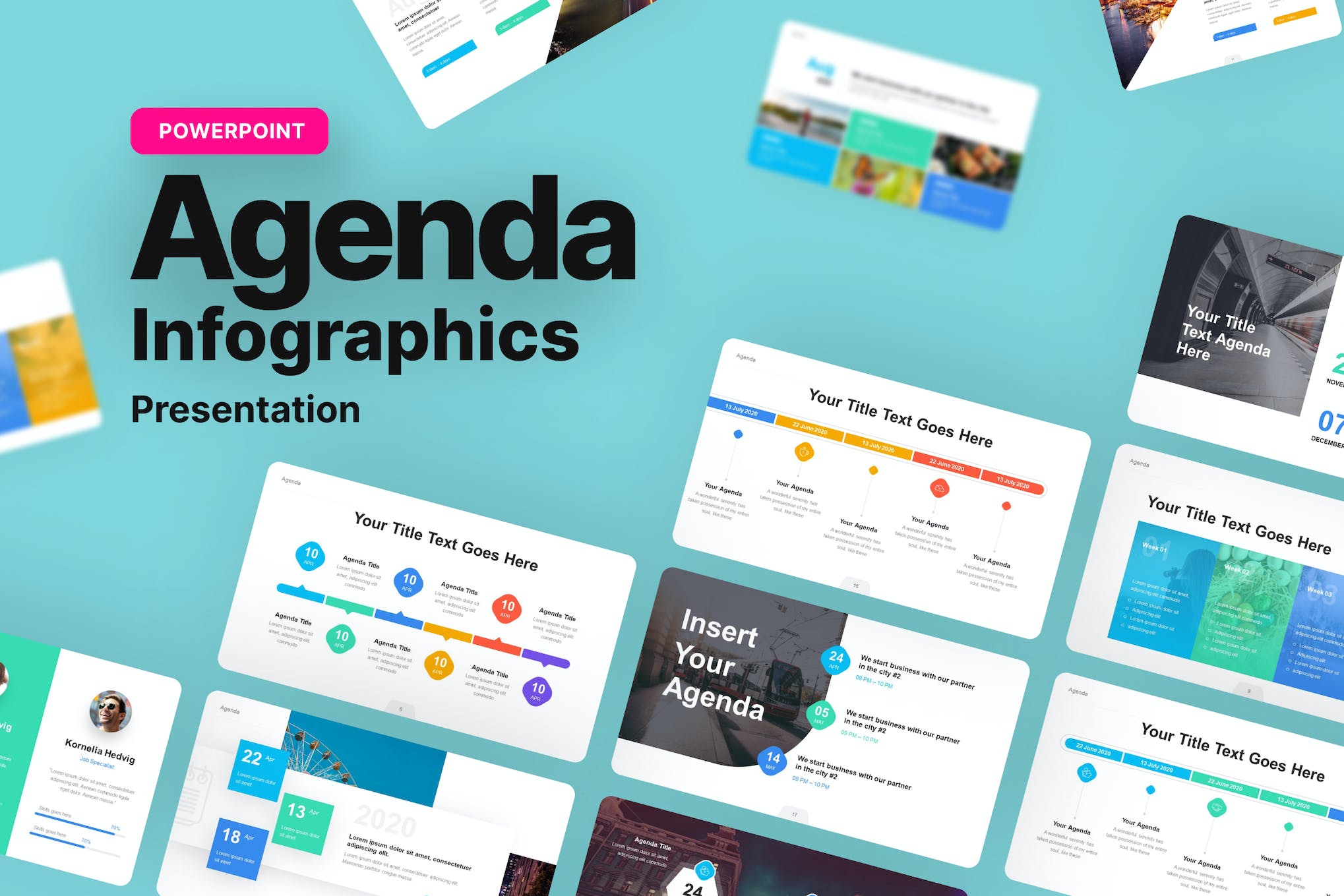 Agenda Planner Infographic PowerPoint Template