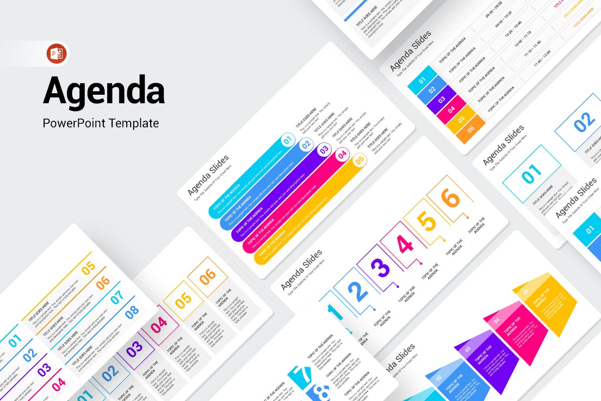 Agenda Presentation PowerPoint Template