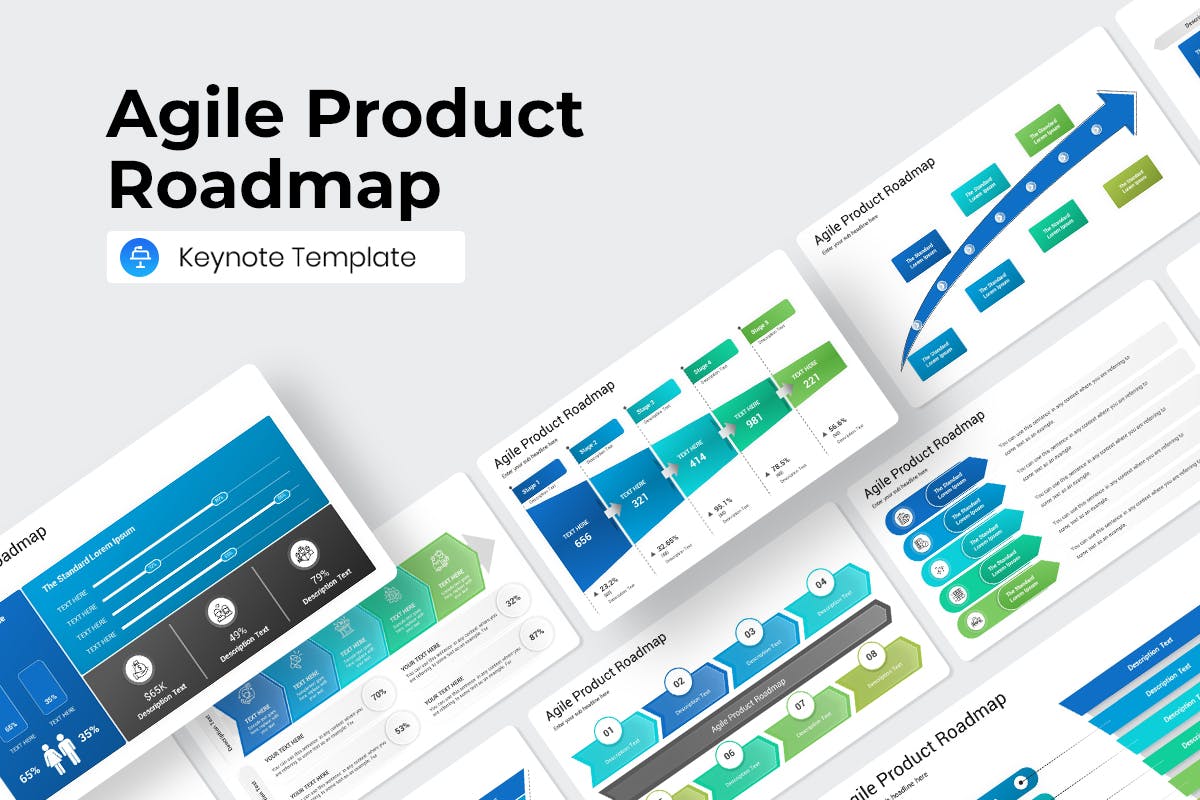 Agile Product Roadmap Keynote Template