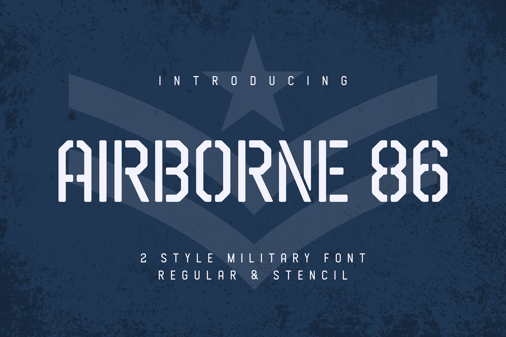 Airborne 86 Army Font