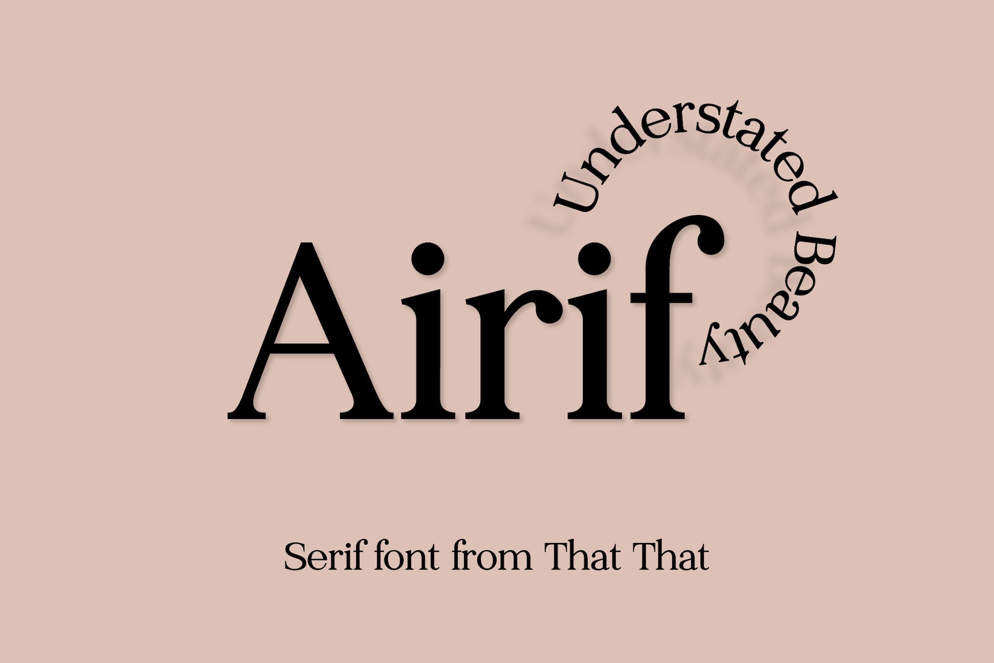 Airif Simple Serif