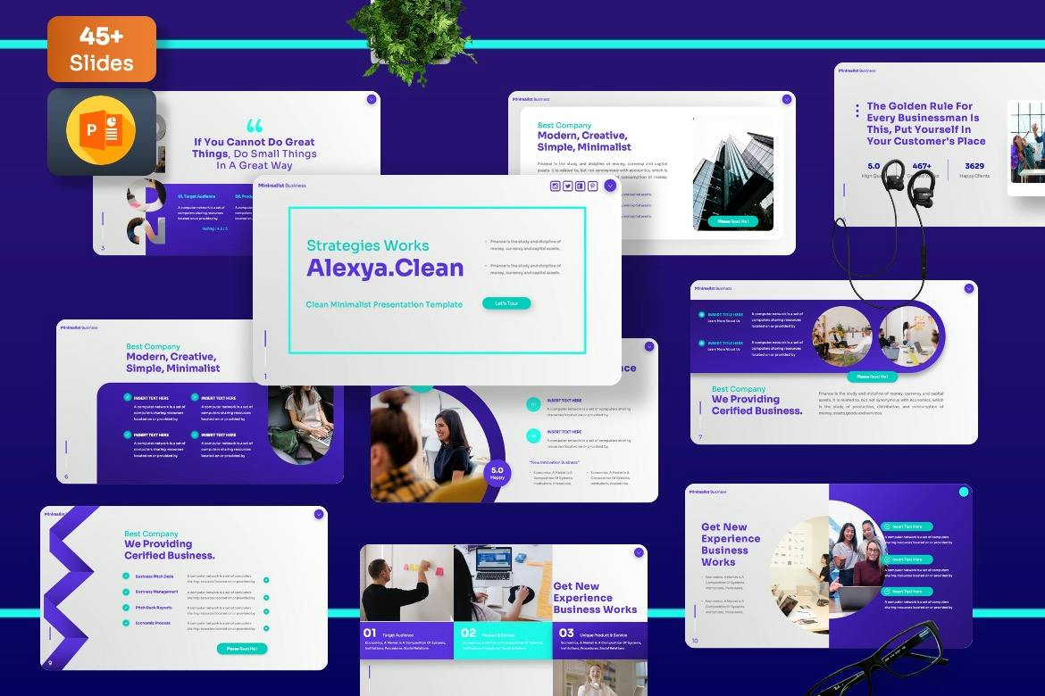 Alexya - Clean PowerPoint Templates