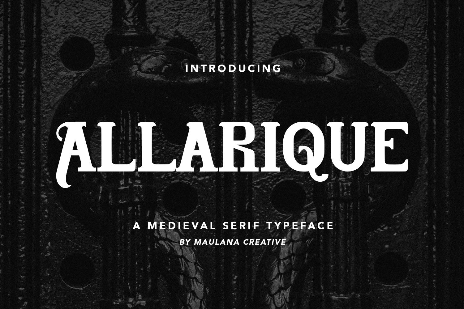 Allarique Medieval Serif