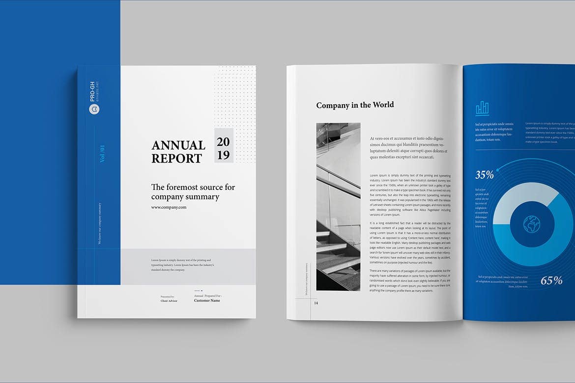 annual report template