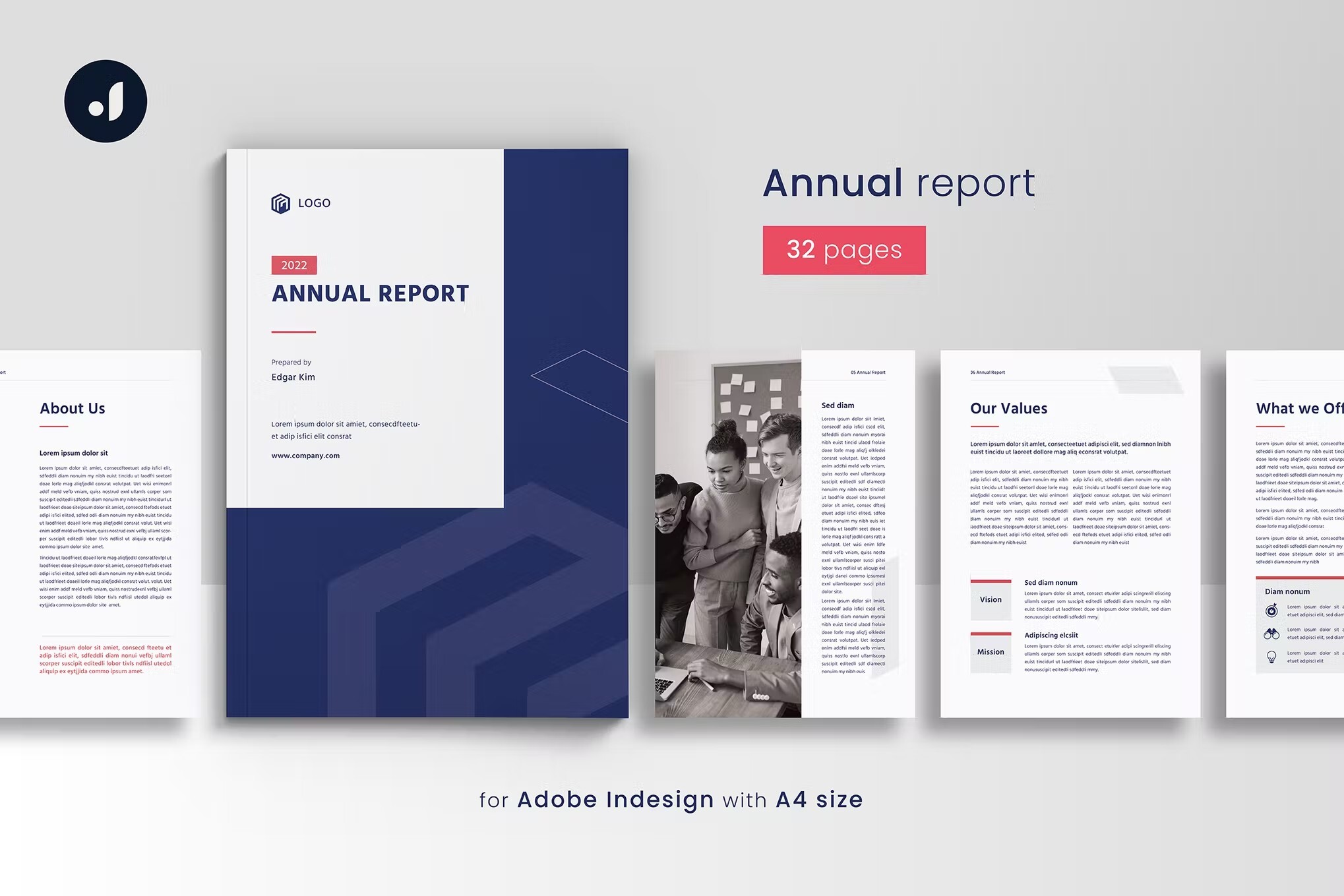 annual report template free download annual report template