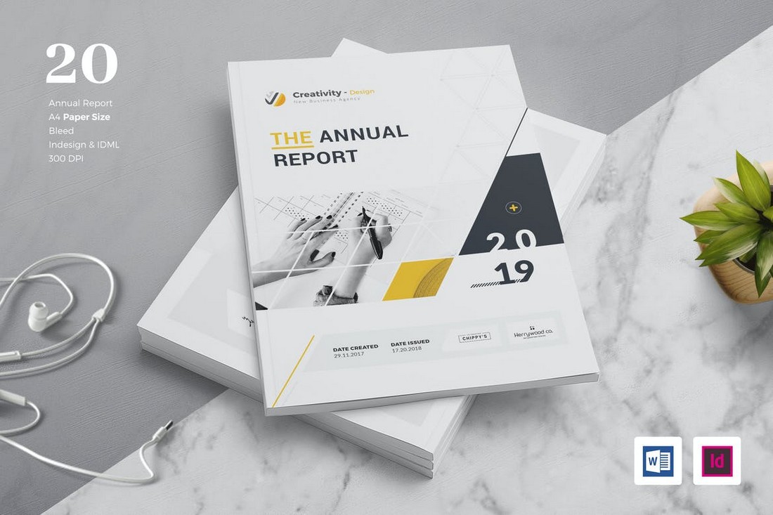 annual report template free download annual report template