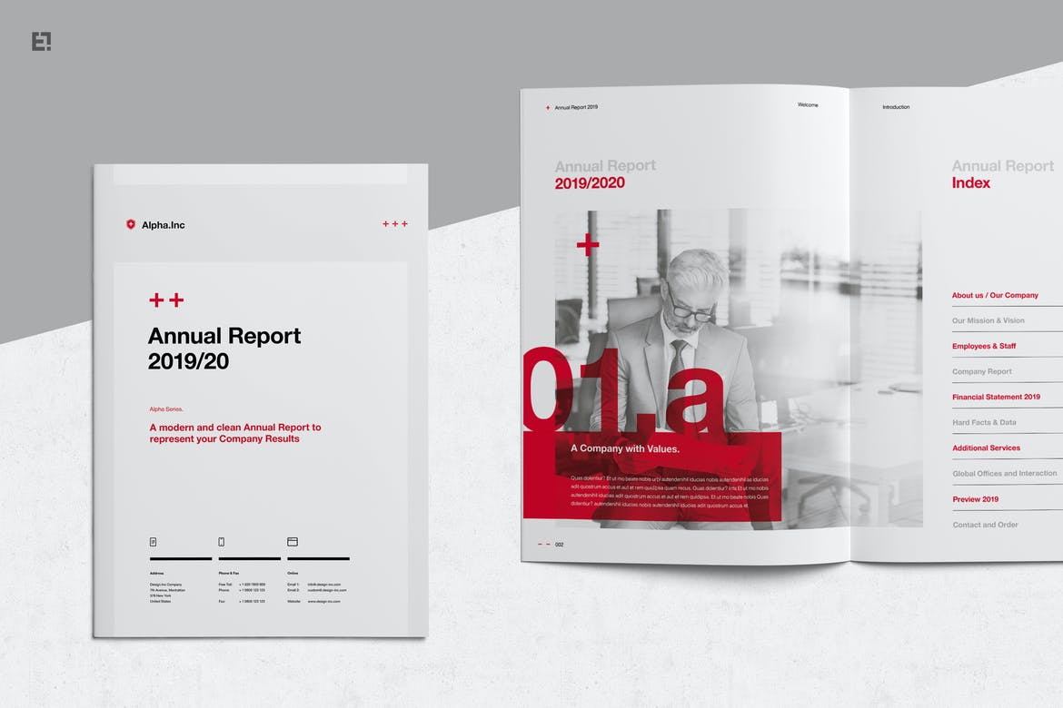 annual report word template