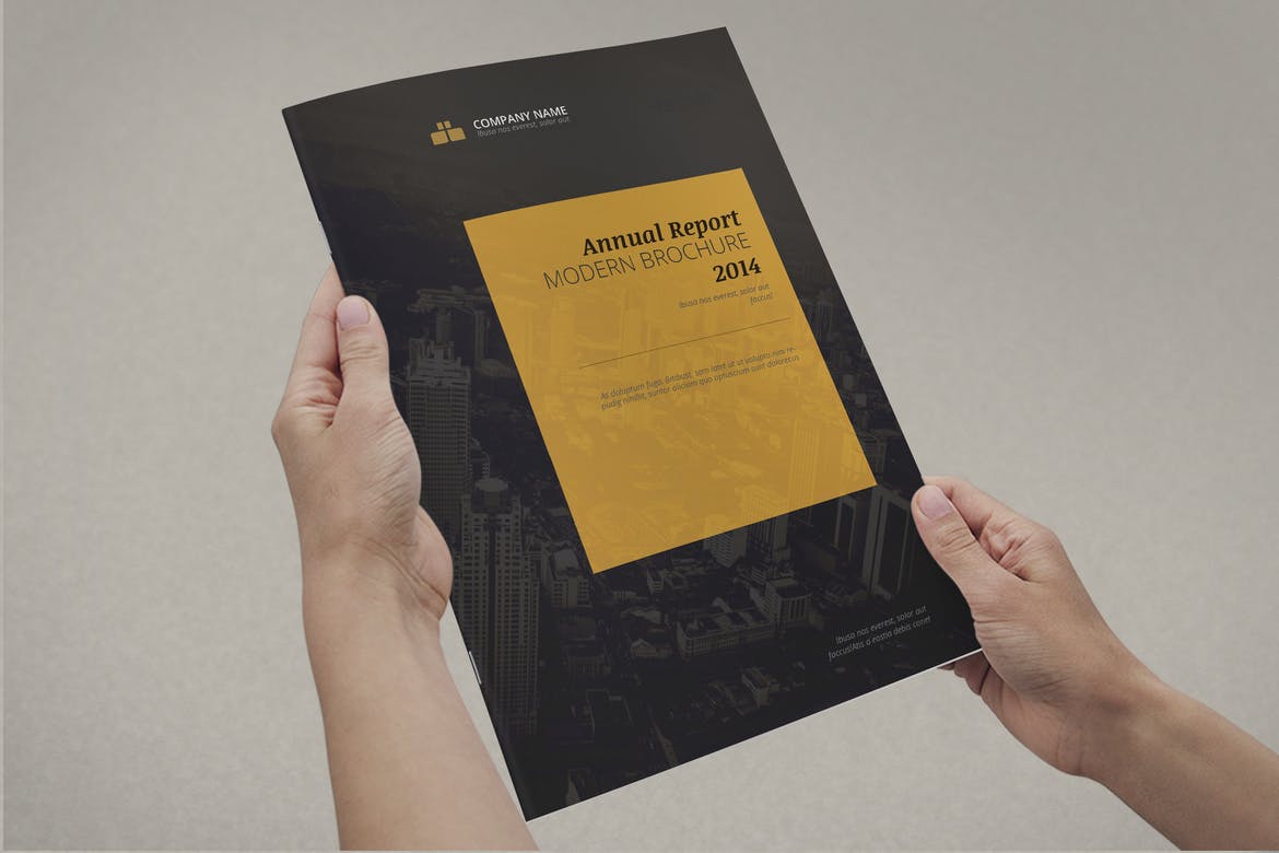 annual report word template