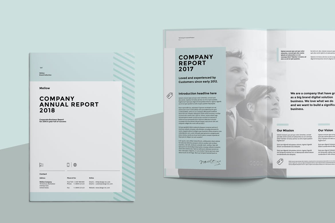 annual report word template