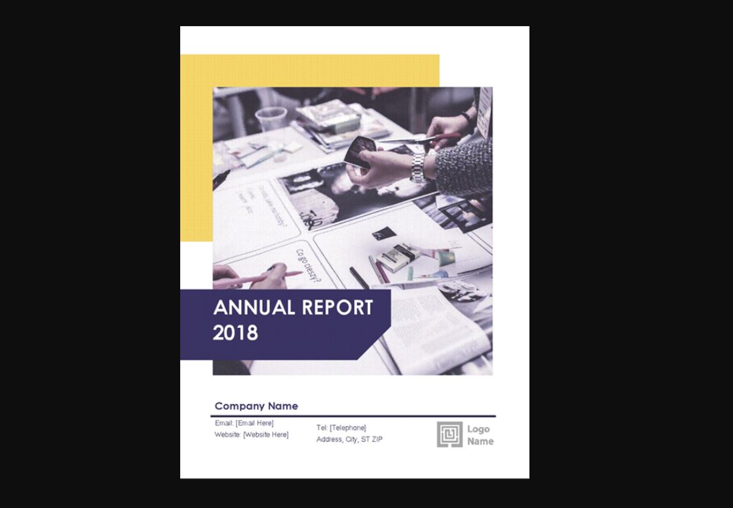 annual report word template