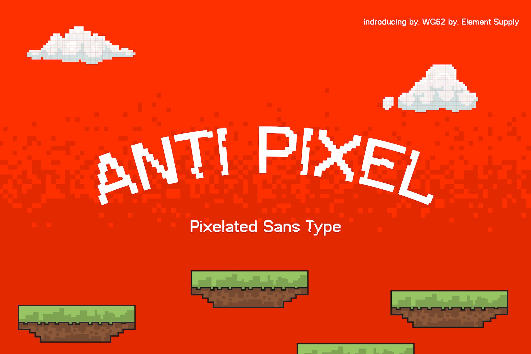 Anti Pixel Typeface