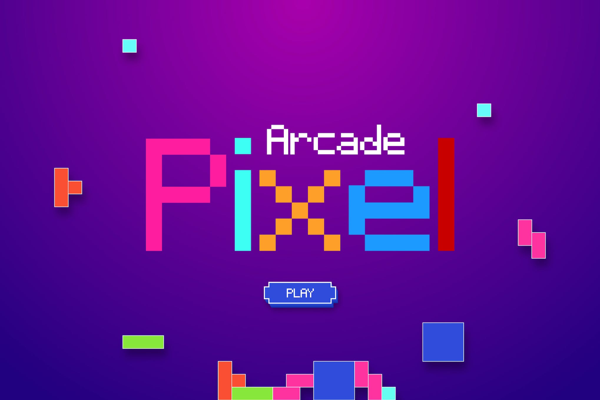 Arcade Pixel Typeface