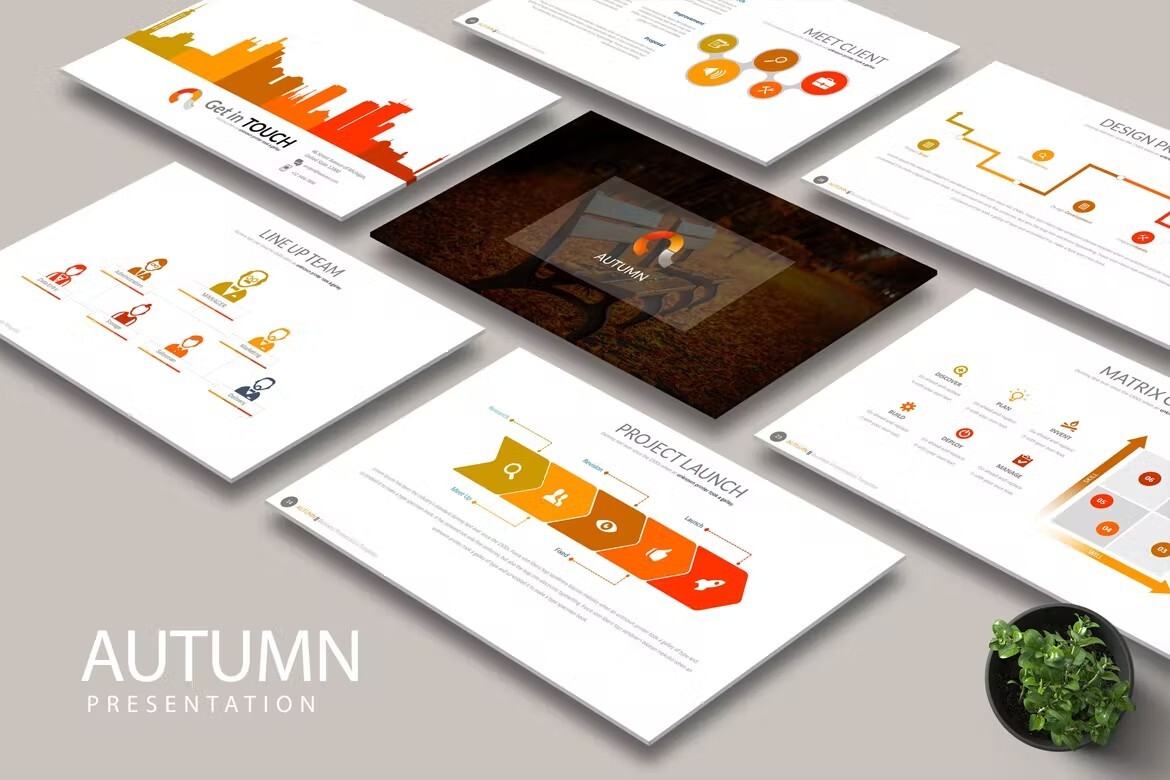 autumn powerpoint template