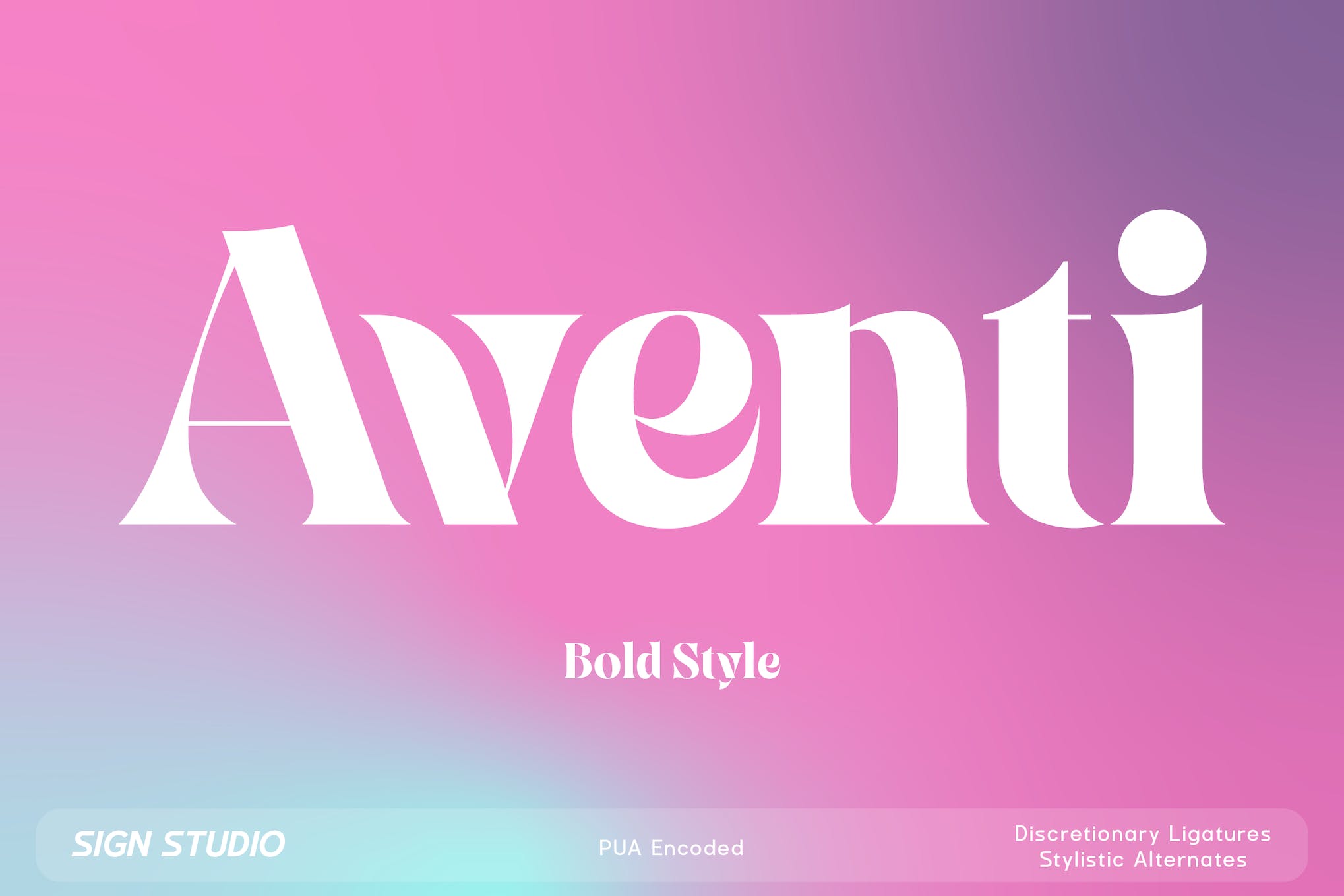 Aventi Bold Font