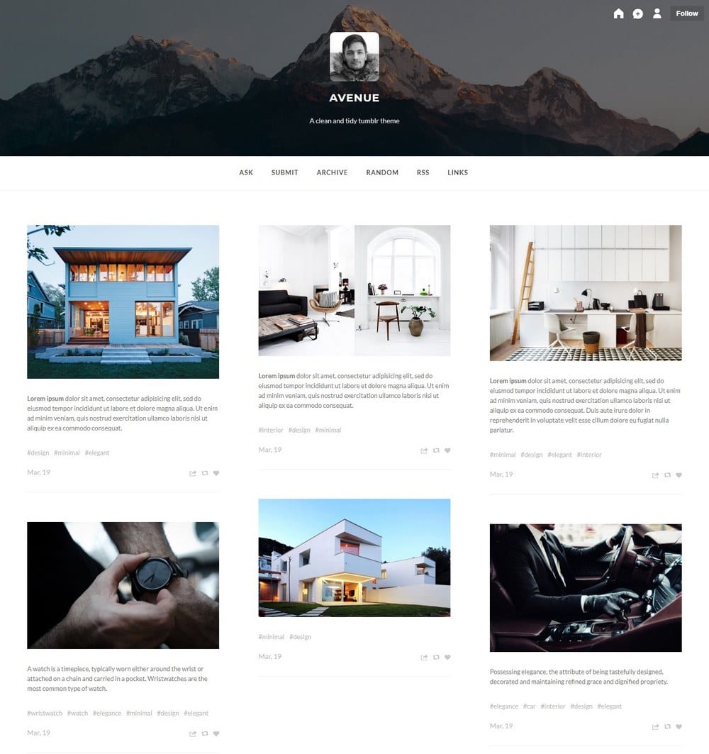 avenue-minimal-tumblr-theme