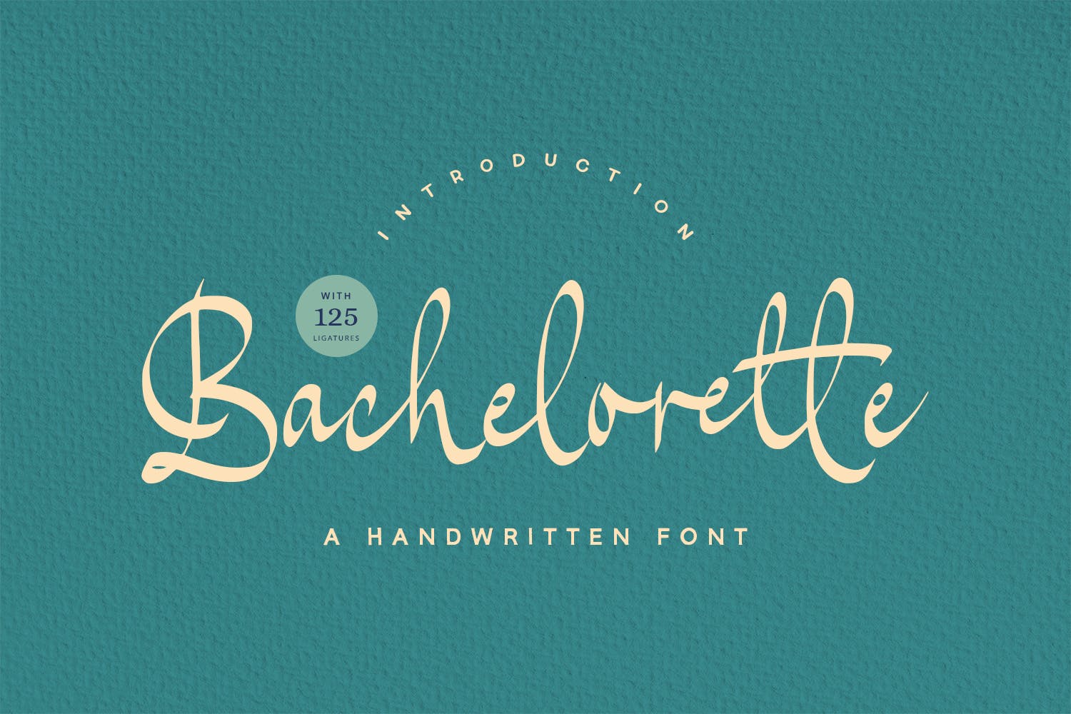 Bachelorette - Elegant Handwritten Font