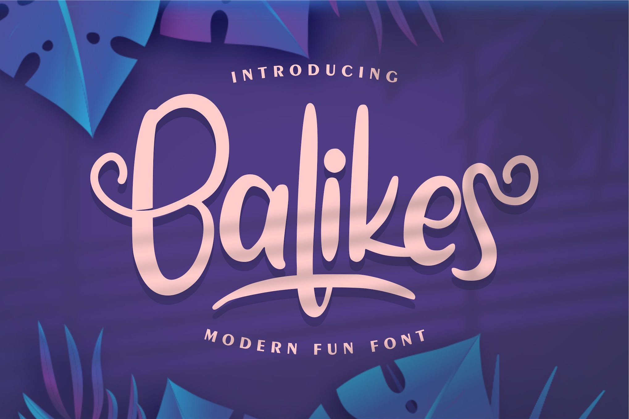 Balikes Modern Fun Font