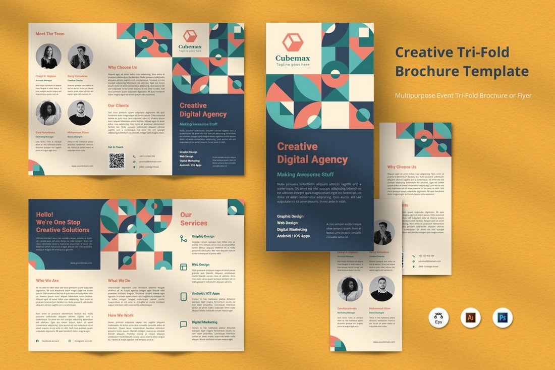 bauhaus brochure template