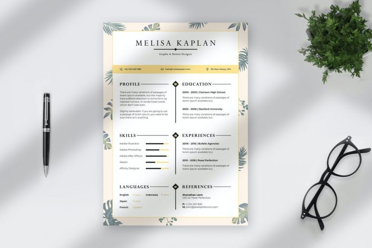 30 Best Cv Resume Templates 2021 Theme Junkie