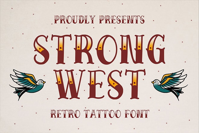 25 Free Tattoo Fonts with Style for 2020