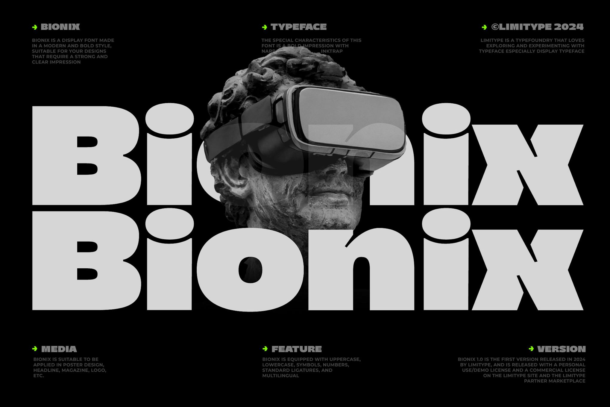 Bionix - Bold Futuristic Font