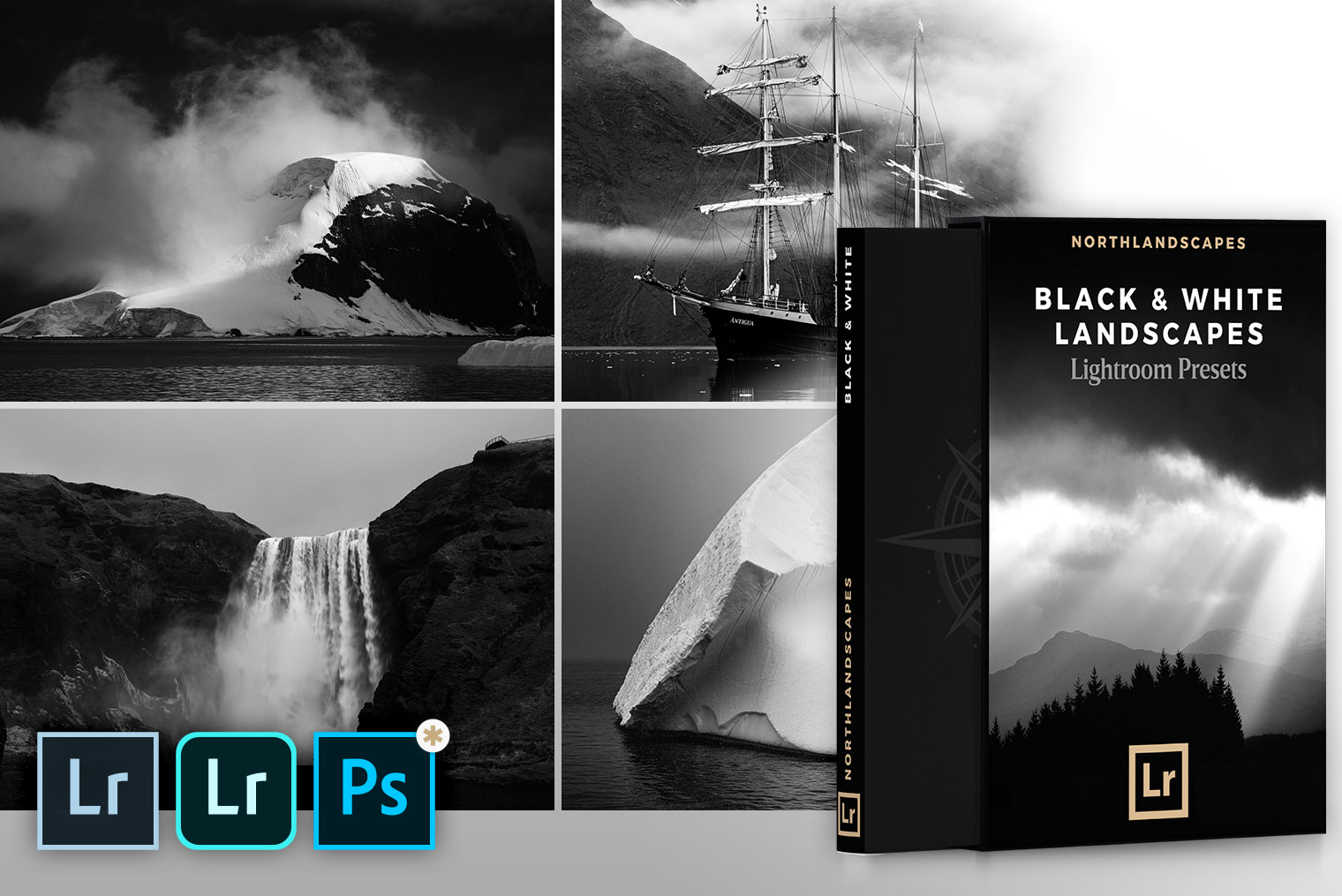 black and white Lightroom presets