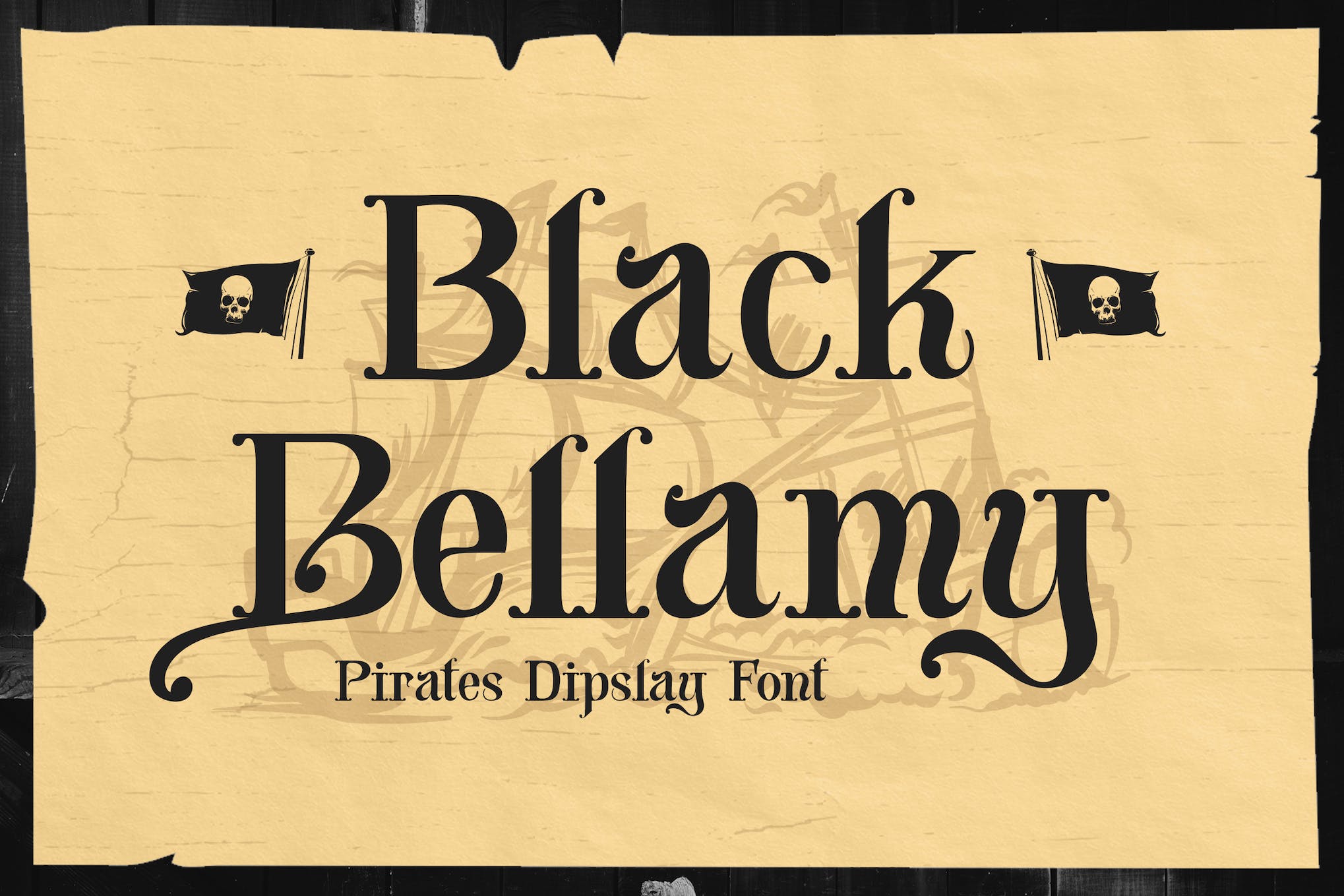 Black Bellamy Pirates Font