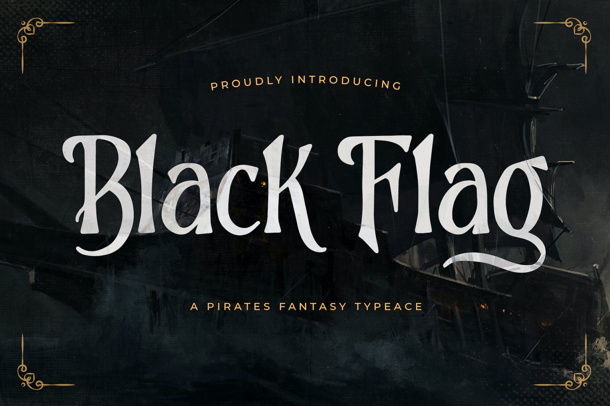 Black Flag Fantasy Typeface