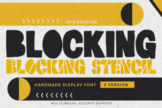 25+ Best Block Letter Fonts for Strong and Bold Typography