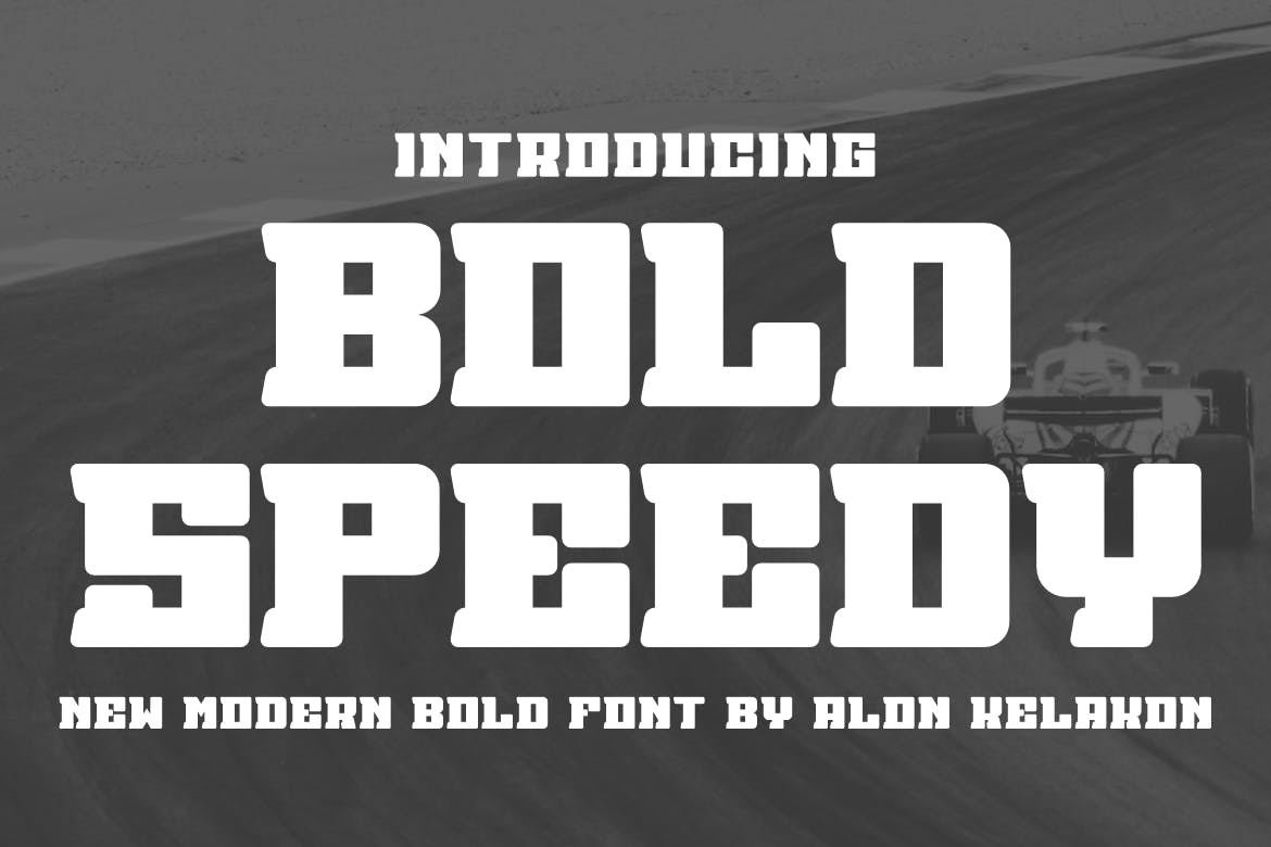 Bold Speedy Typeface