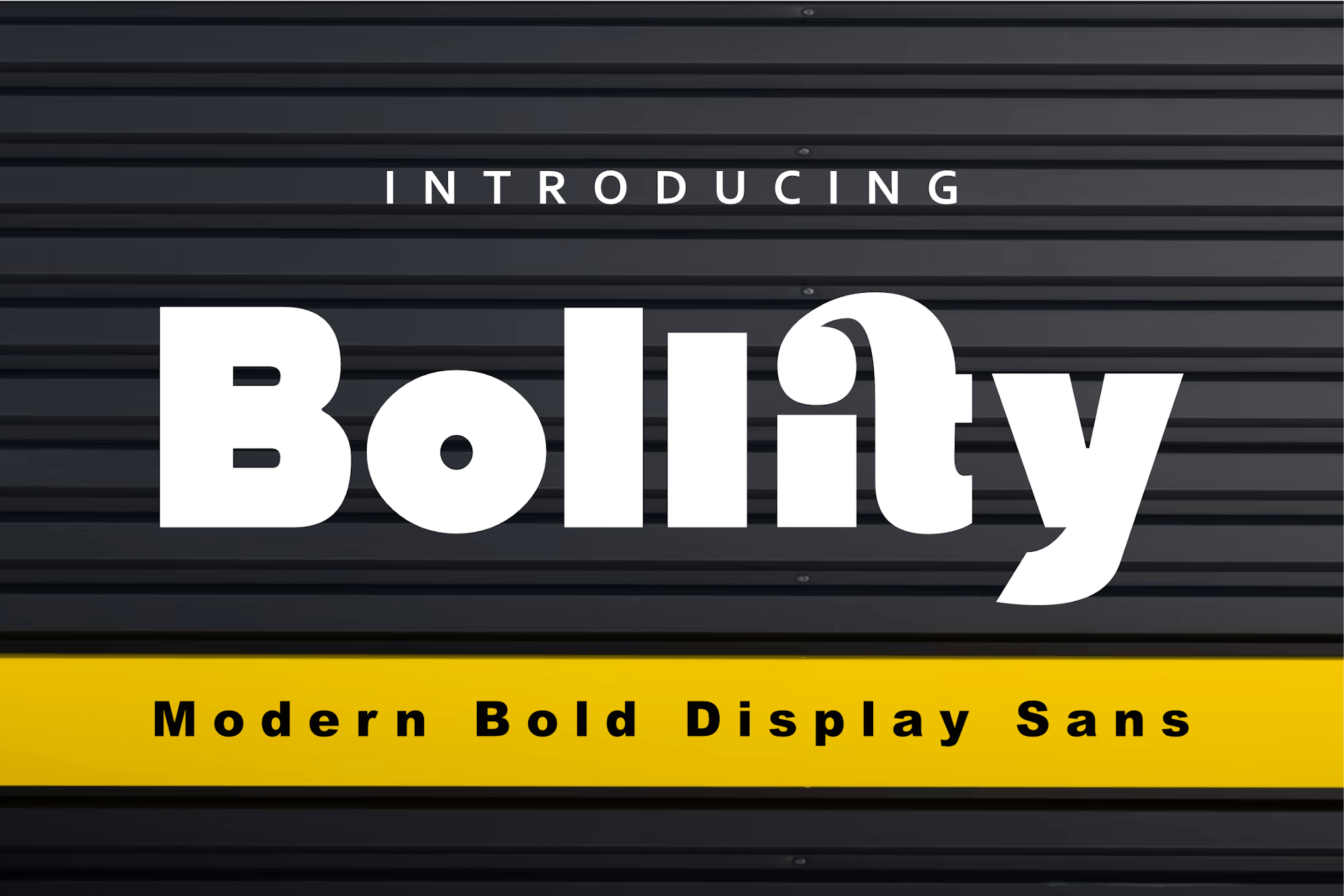 Bollity - Modern Bold Font