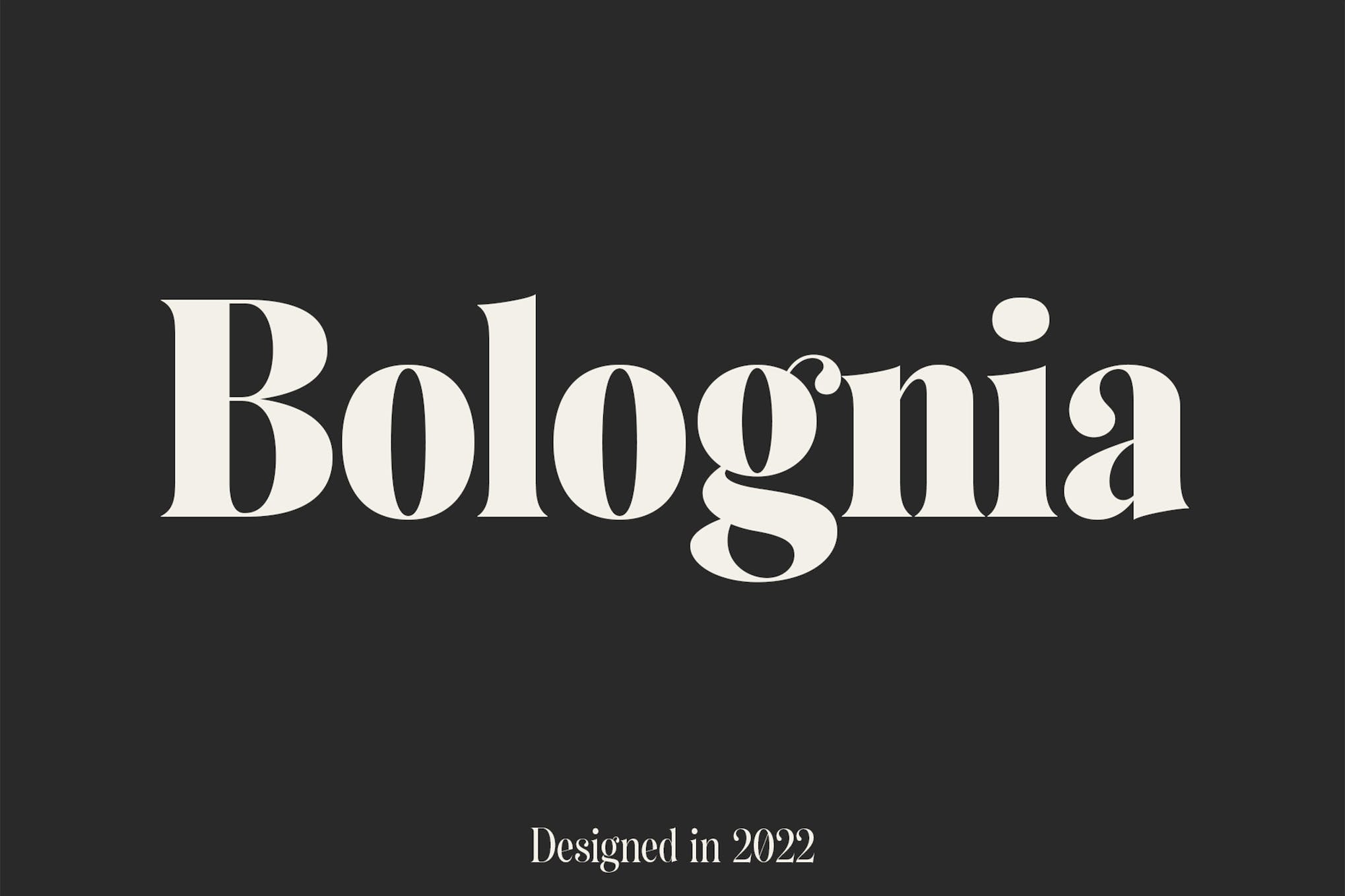 Bolognia Classic Serif