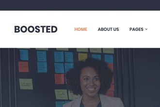 Boosted: Our New Business Landing Page Theme