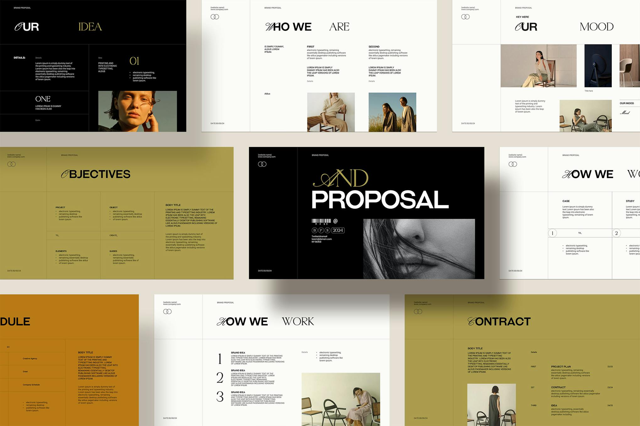 Brand Proposal Animated Keynote Template