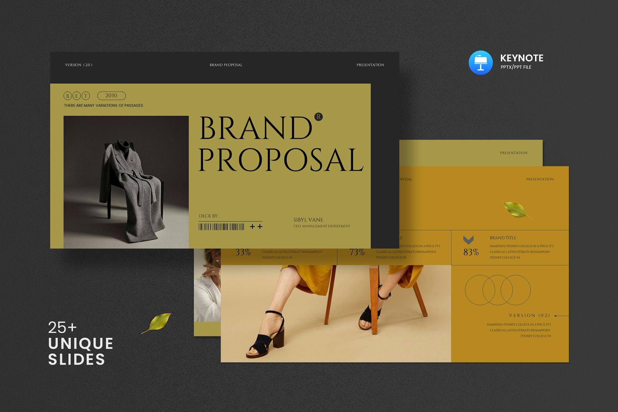 Brand Proposal Keynote Template