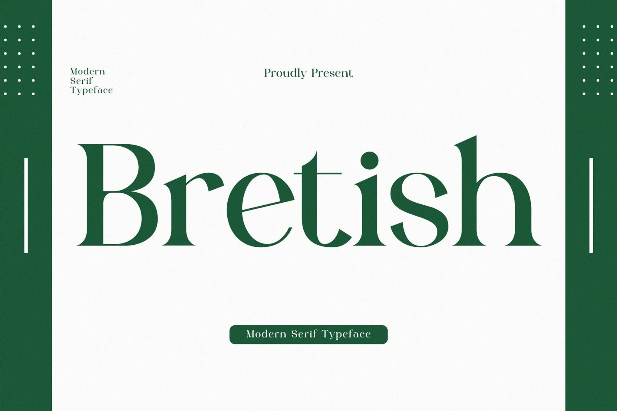 Bretish-Modern Serif