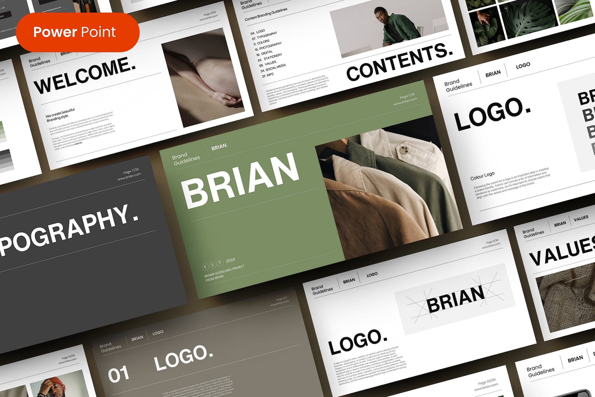 Brian - Business PowerPoint Template