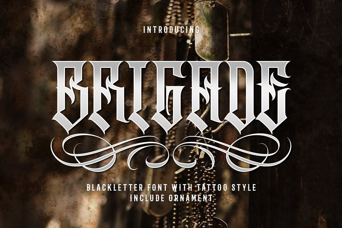 Brigade Gothic Script