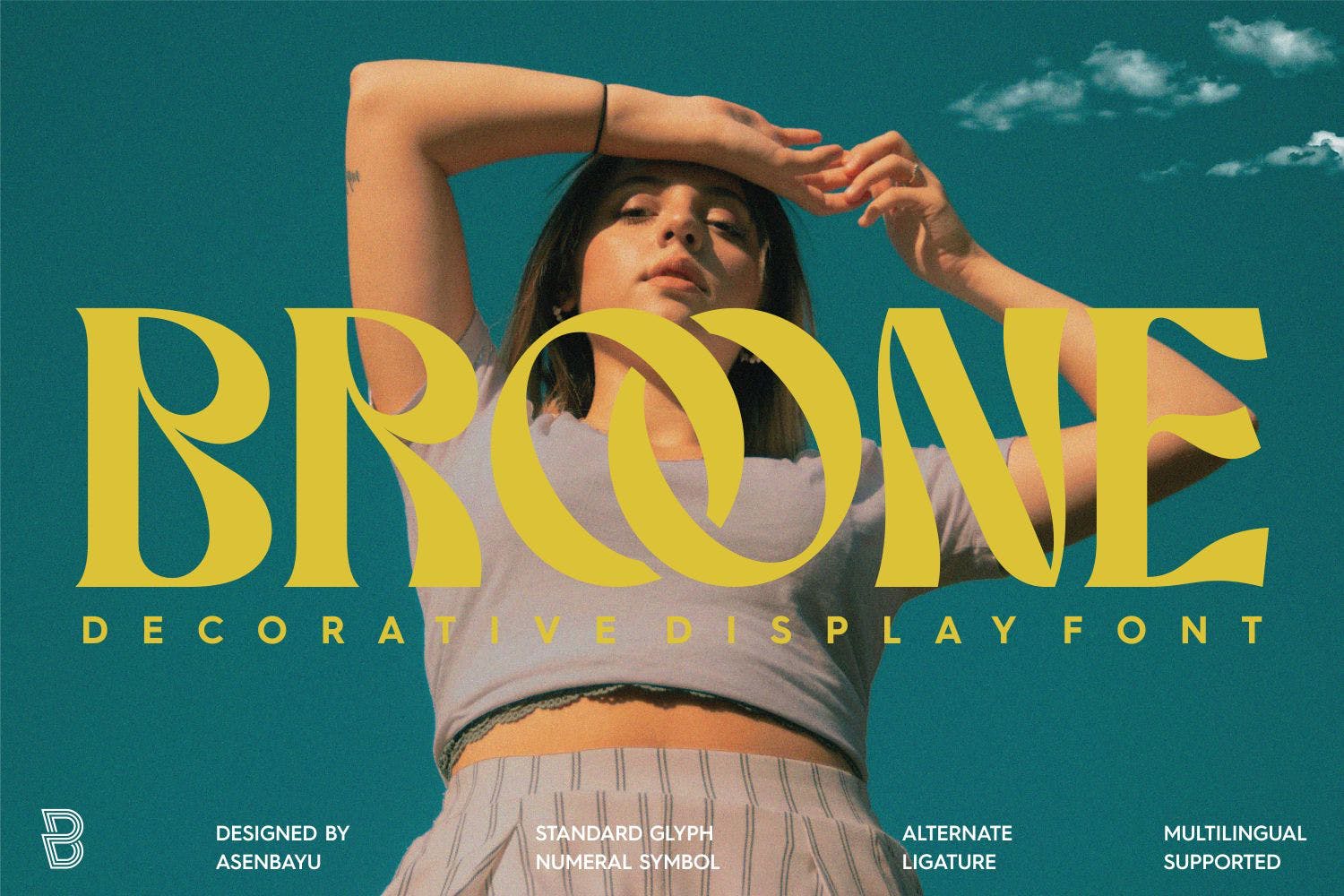 Broone - Modern Decorative Font