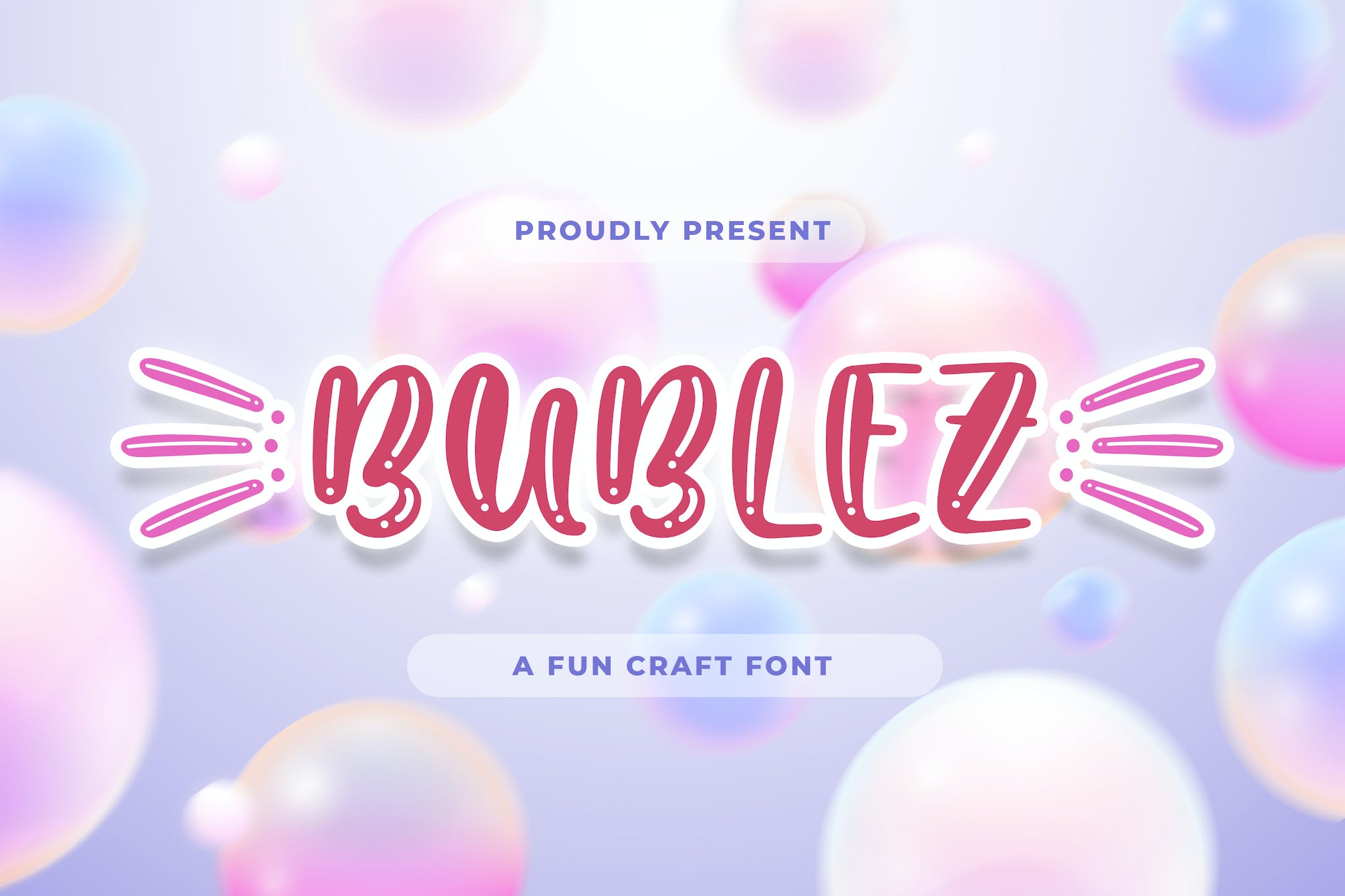 Bubblez Fun Craft Font