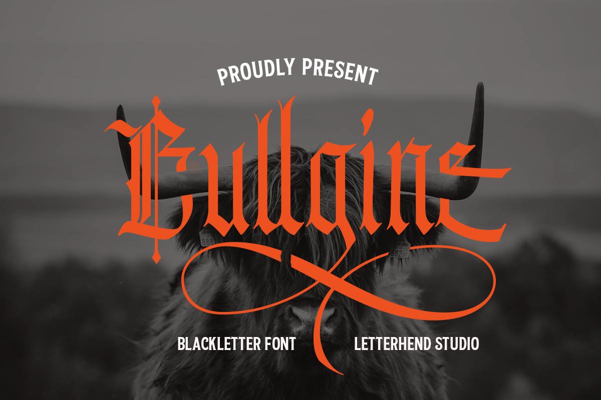 Bullgine Blackletter Typeface