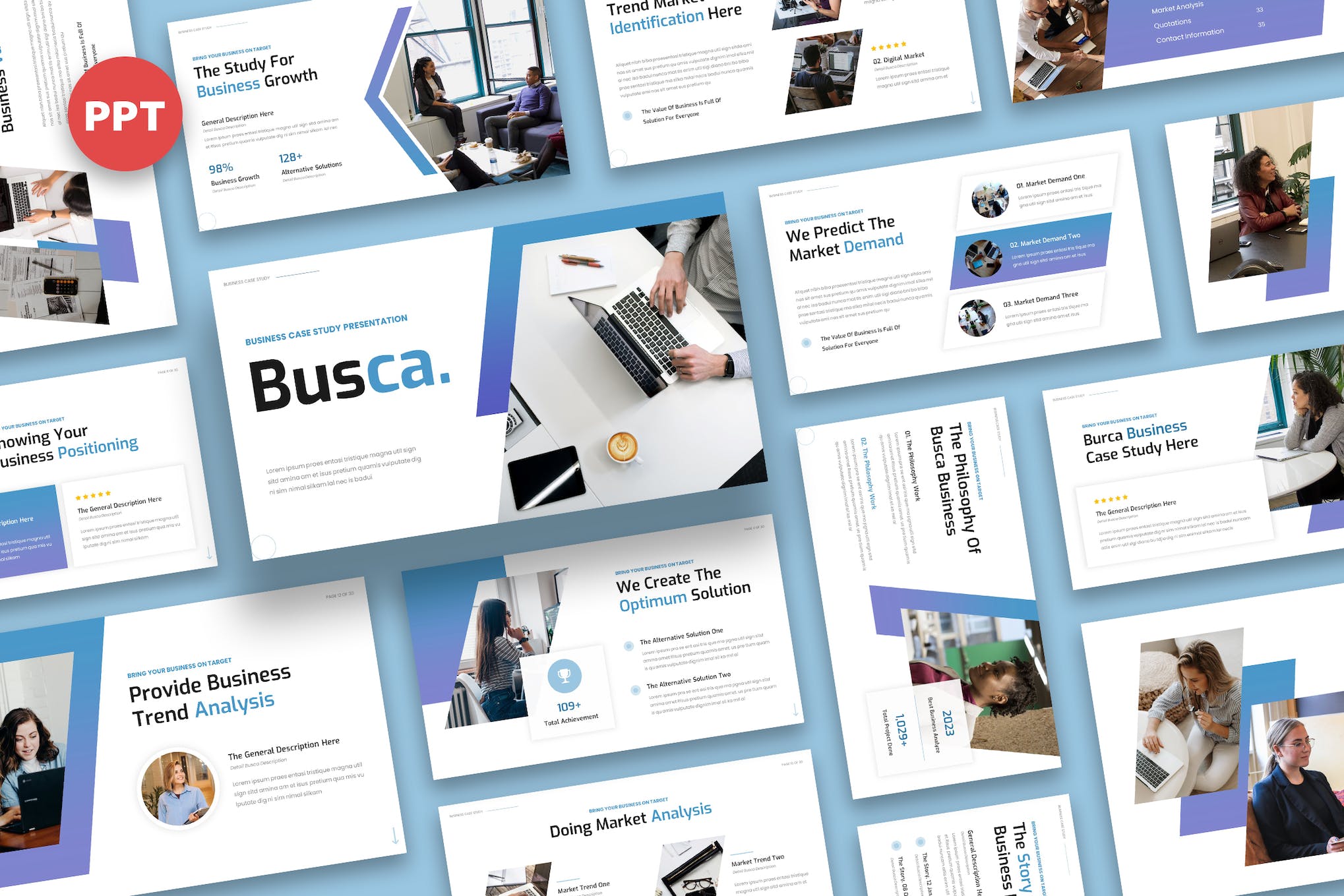 Busca Business Case Study PowerPoint