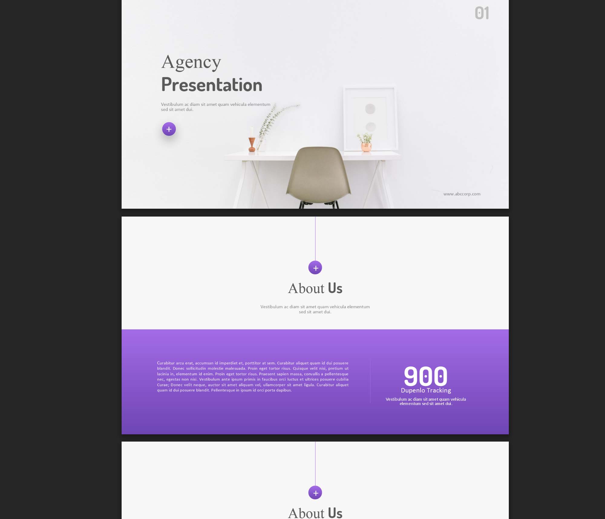 template presentation business plan