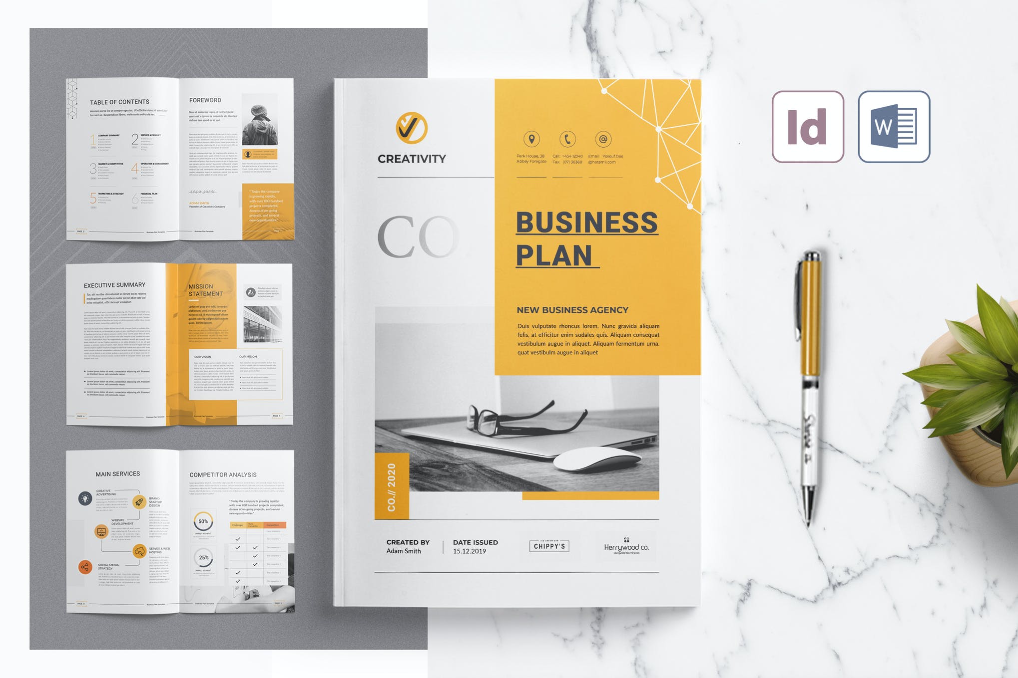 cool business plan template