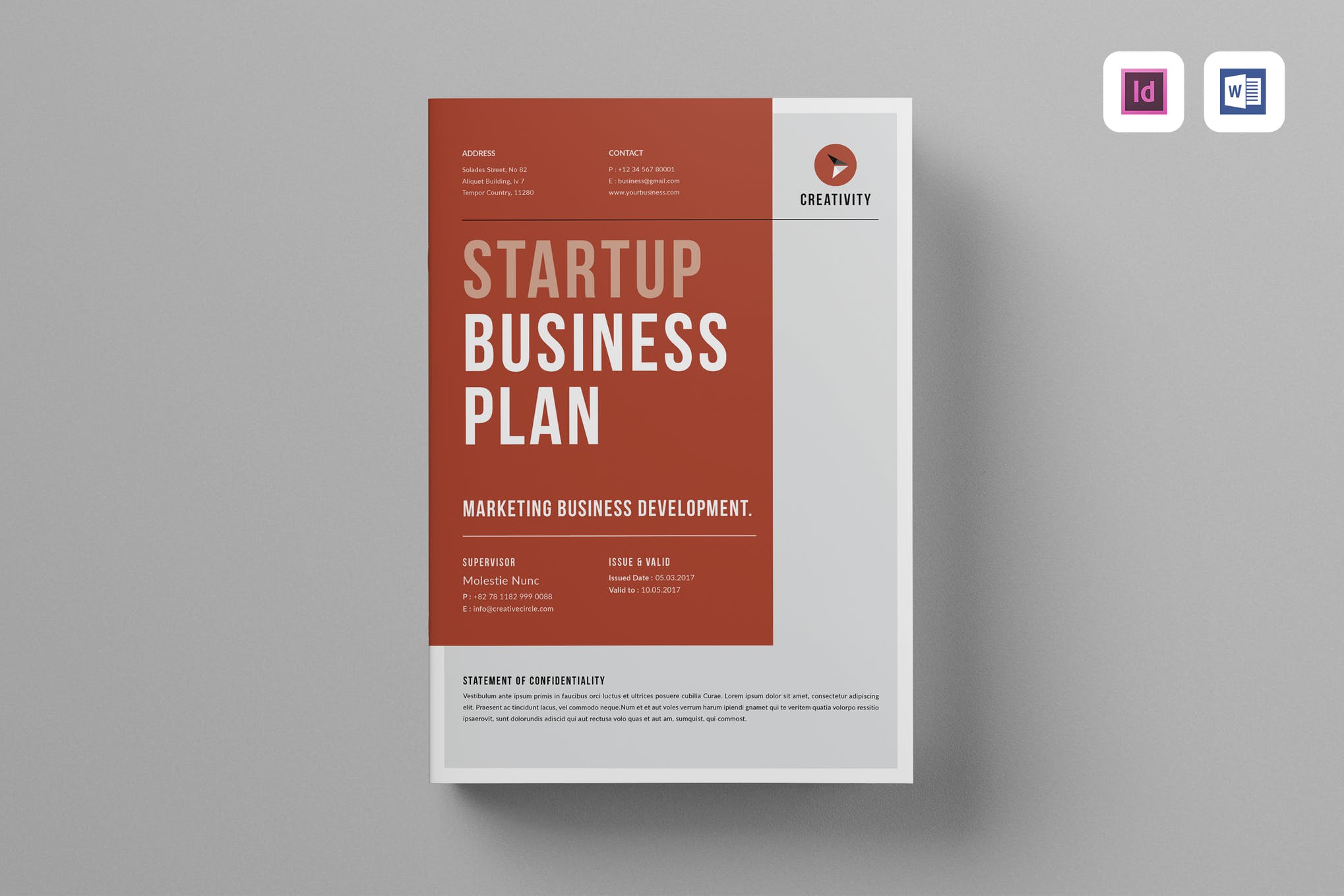 business plan template word