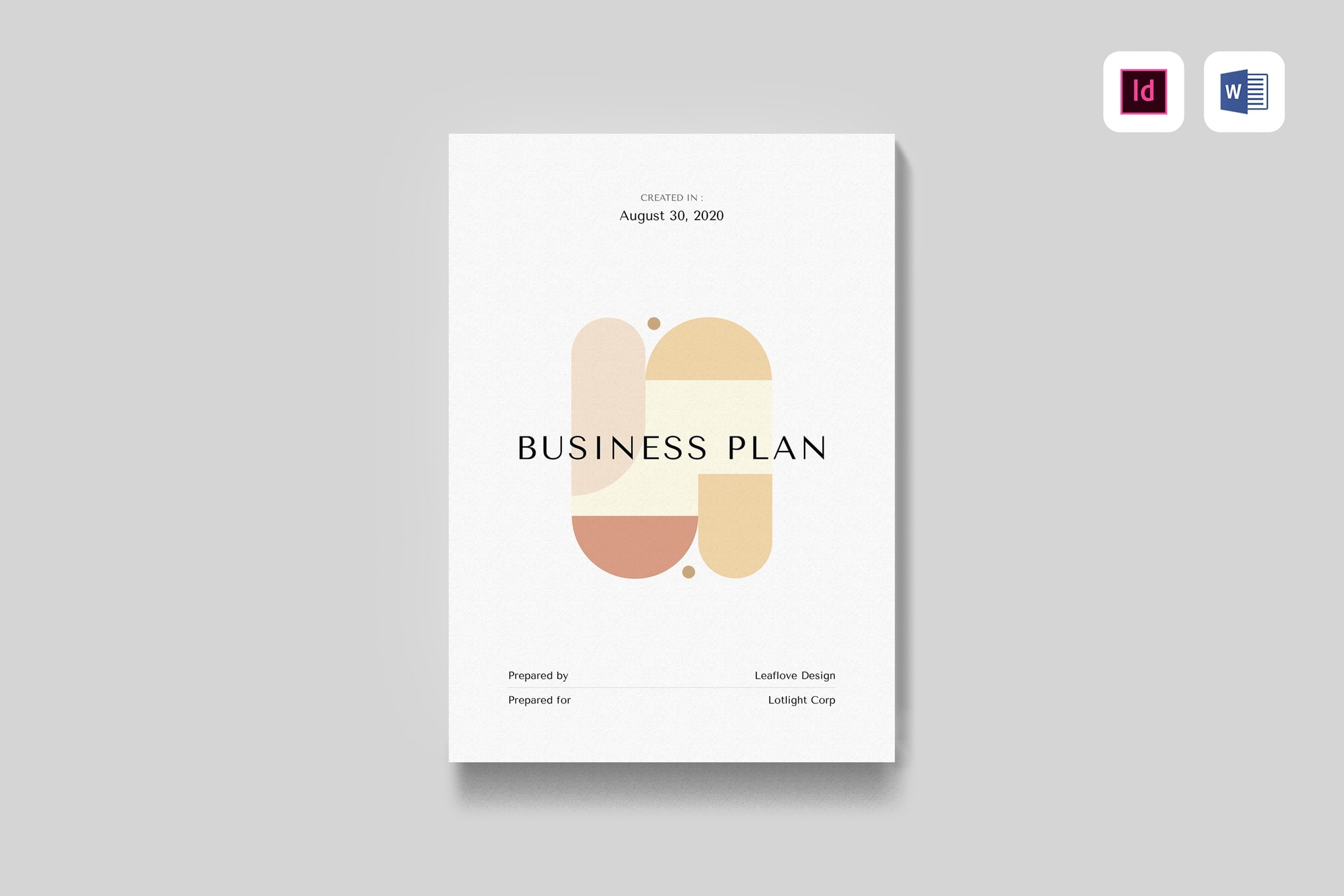 business plan template word