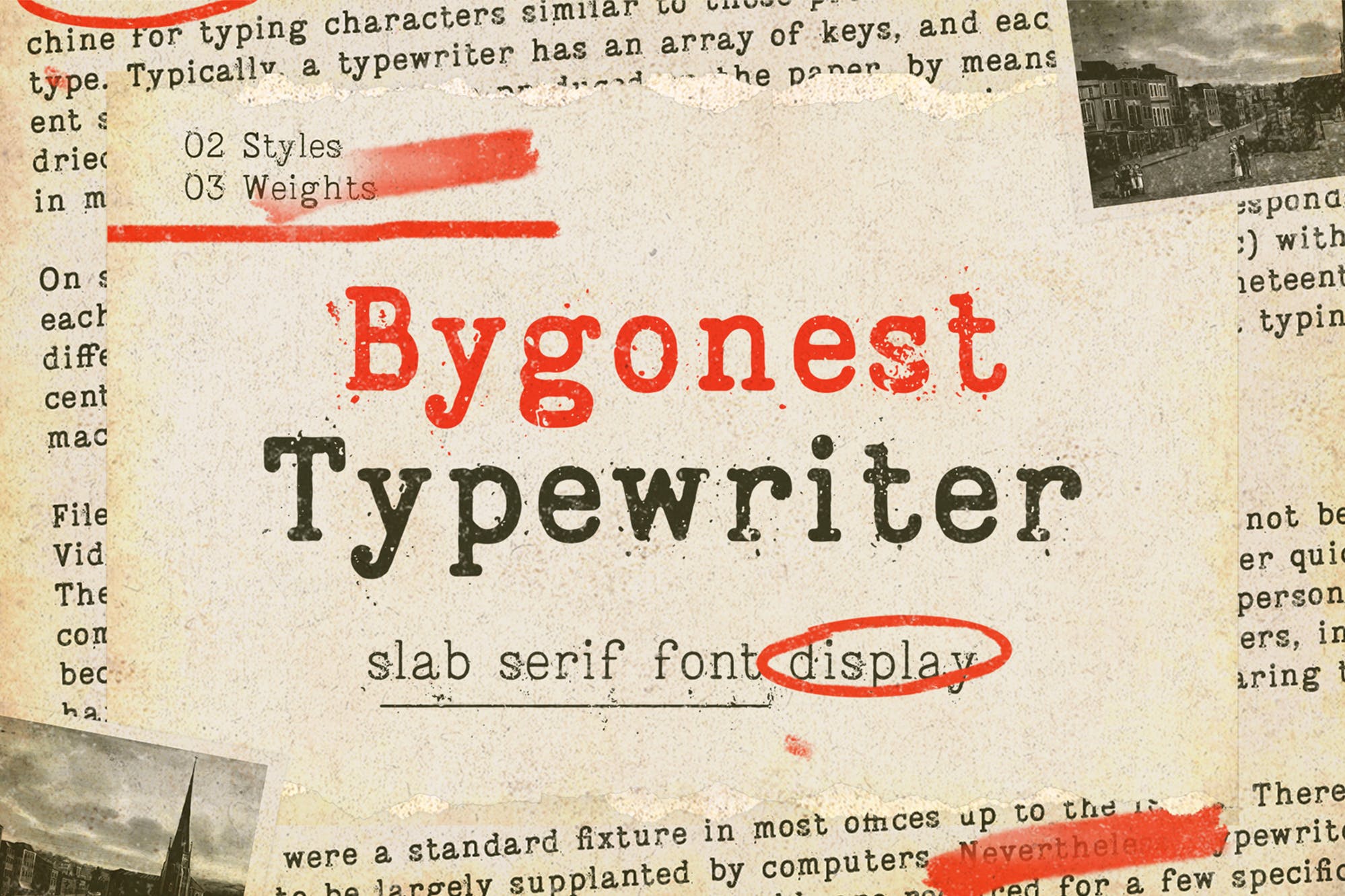 Bygonest Old Typewriter Font