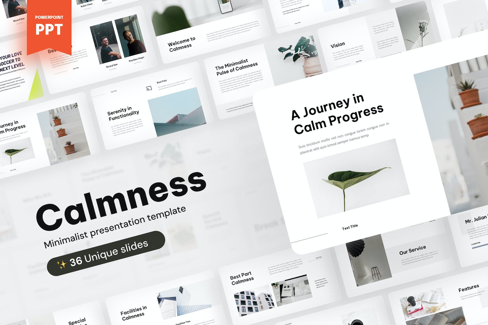 Calmness Minimalist PowerPoint Presentation