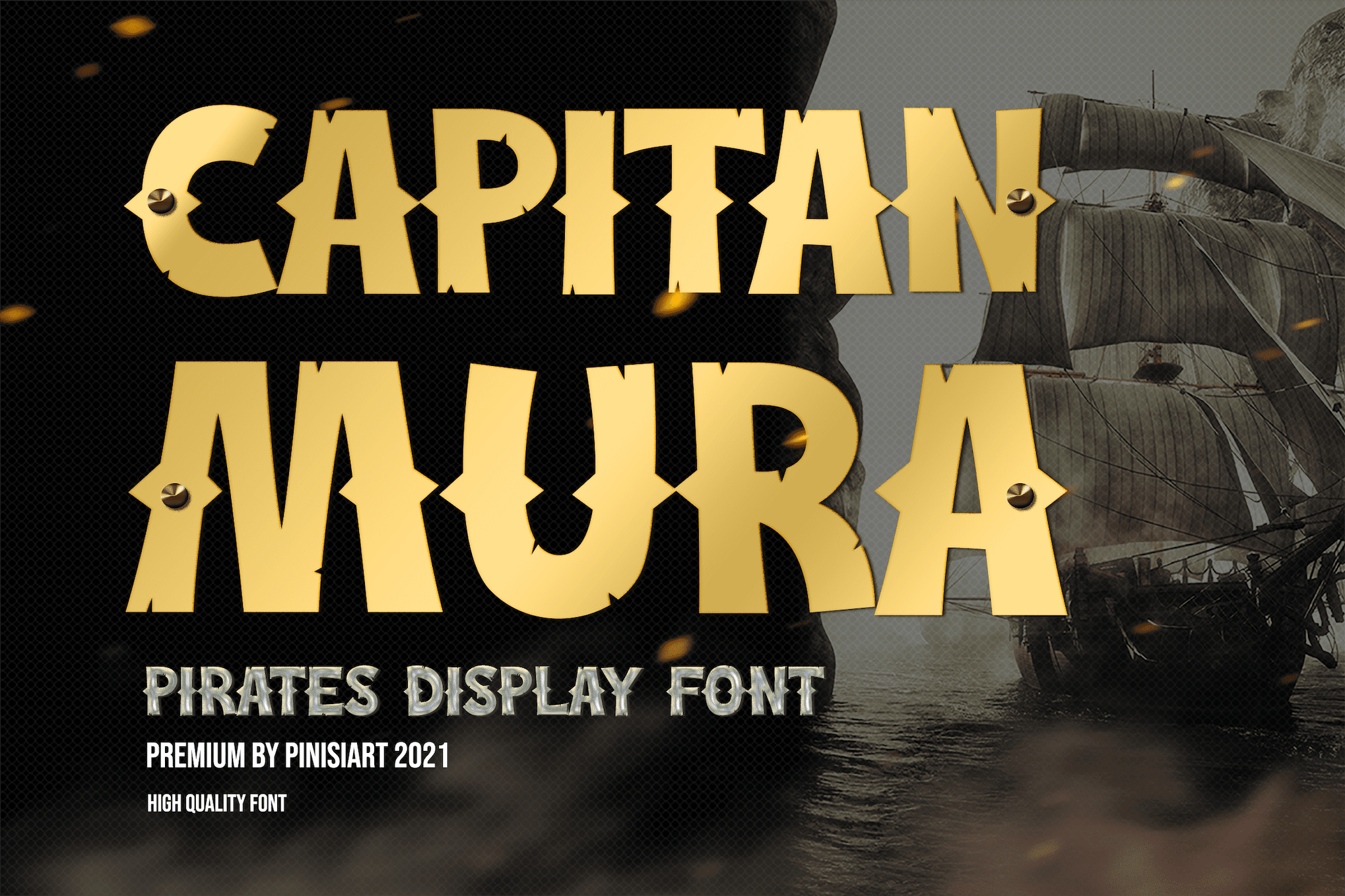 Capitan Mura Pirate Font