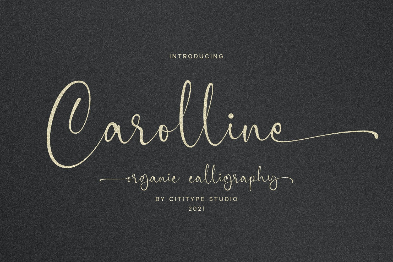 Carolline Script Typeface